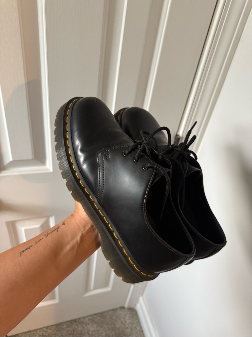 Dr. Martens 1461 Bex Smooth Leather Oxford Shoes in black - Picture 8 of 9